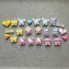 サンリオ　リボン　ネイルパーツ