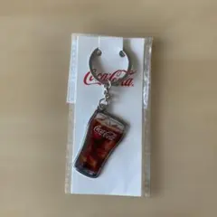 Coca-Cola キーホルダー グラスデザイン