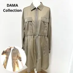 【DAMA collection】 第一織物　はっ水 ライトロングコート11Rのサムネイル