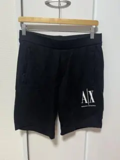 Armani Exchange 黒 ショートパンツ アルマーニ