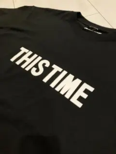 【ほぼ新品】And Ink ブラック Tシャツ Mサイズ THIS TIME