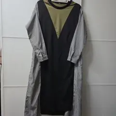 OSMOSIS 長袖シャツワンピース