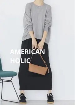 AMERICAN HOLIC バイパチルーズニットプルオーバー L