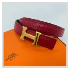 2025年最新】HERMES カラー：レッド系 ベルトの人気アイテム - メルカリ