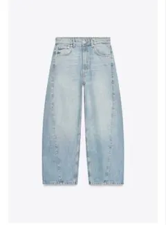 完売品 TRF ミッドライズバギーバルーンデニムパンツ 34 ライトブルー 完売品 TRF ミッドライズバギーバルーンデニムパンツ 34 ライトブルー