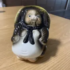 信楽焼 狸 置物 陶器 縁起物 風水 アンティーク 骨董