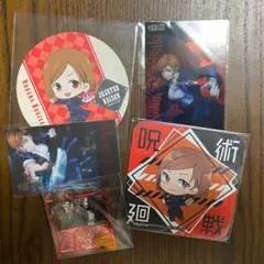 呪術廻戦 ばかうけ シール アニカフェ コースター 釘崎野薔薇