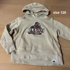 XLARGE ベージュ パーカー 120