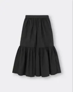 ティアードフレアロングスカート　GU