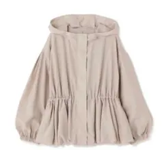 未使用　NBB ペプラムバルーンブルゾン　フード　S