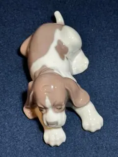 大型】Royal Dux ロイヤルデュックス 犬 陶器置物 ハンティングドッグ