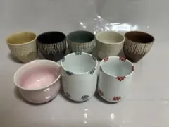 陶器製 湯飲み 8個セット