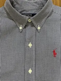 Polo by Ralph Laurenチェックボタンダウンシャツ長袖／ロゴ刺繍