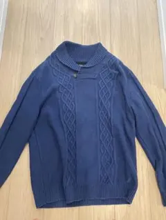 NAUTICA ブルーニットセーター