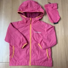 mont-bell ベビーウィンドブレーカー　ピンク 95cm
