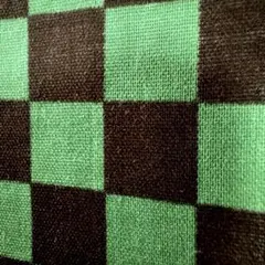 市松模様　ハンカチ　ダブルガーゼ　ハンドメイド