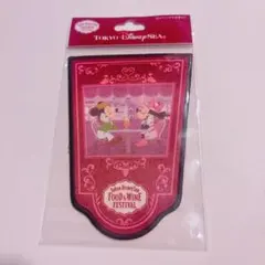 ディズニー　フード&ワインフェスティバル ワッペンアクセサリー　ミッキーミニー