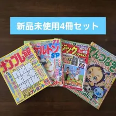 新品未使用パズル雑誌4冊セット ナンプレ館　レディーススケルトンSP　他のサムネイル