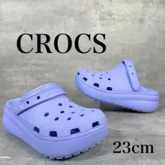 CROCS クラシック プラットフォーム クロッグ ラベンダー 23cm 厚底のサムネイル