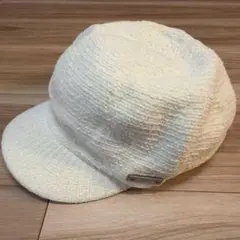 MasterBunnyEditionホワイト系ニットキャップ FRサイズ　ゴルフ