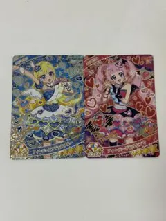 アイプリ　ミラクルカード　フィーバーデビル　ピンク　フィーバーエンジェルブルー