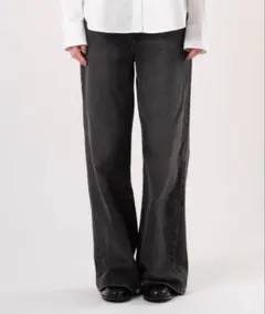 Levi＇s/リーバイス RIBCAGE WIDE LEG ジーンズ ブラック