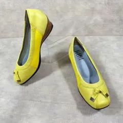 fitfit ウェッジソール パンプス ラウンドトゥ 83395 22.5