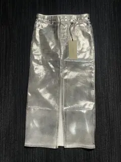 【THROW bySLY】シルバー タイトスカート