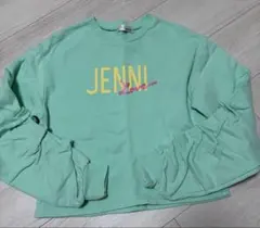 JENNI ミントグリーン トレーナー　140 綿100%のサムネイル