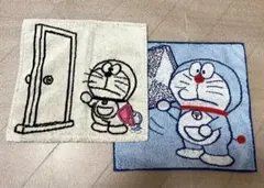 ドラえもん : タオル ハンカチ 2枚セット ⭐︎極美品⭐︎