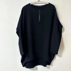 秋冬【新品/未使用】mizuiroind★コクーンプルオーバー★フリーサイズ★黒