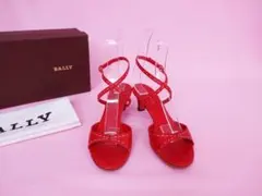 BALLY バリー　クロスストラップサンダル　レッド　37 定価¥51450のサムネイル