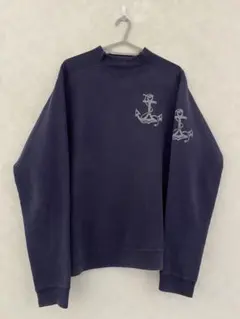 DENIME スウェット M ネイビー 錨 Anchor DNM SPORTSのサムネイル