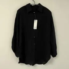 【新品】GU ジーユー　長袖　オーバーサイズシャツ　Sサイズ