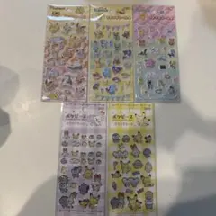ポケモン ポケピース シール 5枚セット