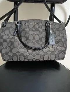 持ち手部分片方に自己修復アリ！訳あり品COACH シグネチャー