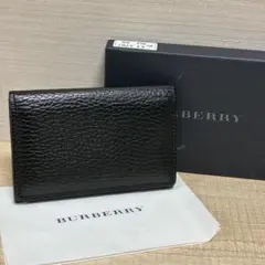 【新品】BURBERRY バーバリー 名刺入れ ノバチェック ブラックのサムネイル
