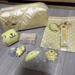 サンリオくじ　ポーチ、キーホルダーポムポムプリン　ガチャまとめて