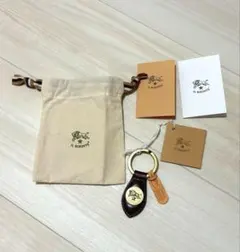 IL BISONTE キーホルダー ブラウン ポーチ 説明書