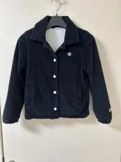 Champion キッズ ボアジャケット 黒　130
