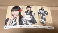 乃木坂46 4期生 遠藤さくら 浴衣 2025 3種コンプ 生写真