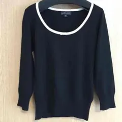 JILL STUART ジル ニット セーター リボン ブラックトップス 黒