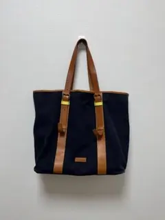 Paul Smith トートバッグ ネイビー レザー