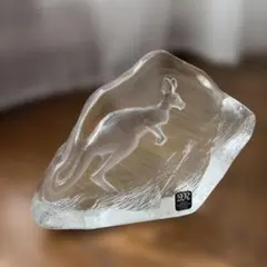 Mats Jonasson カンガルー ガラス 置物 スウェーデン - メルカリ