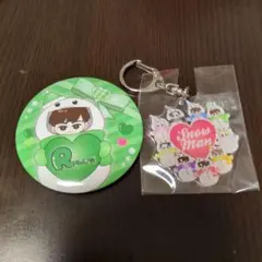 Snow Man　スノーマン　阿部亮平　キーホルダー　缶バッチ　グッズ