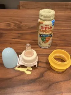 ほほえみ液体ミルク用アタッチメント＆チュチュ 紙パック用 乳首＆ほほえみ1缶付き