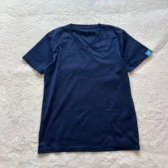 le coq sportif　ルコックスポルティフ　半袖VネックTシャツ　紺　M