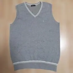 EAST BOY グレーVネック スクールベスト 11号　春.秋物