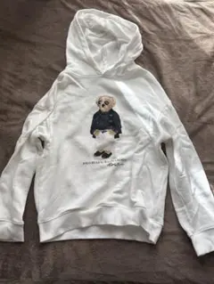 150cm ラルフローレン ポロベアパーカー ホワイト