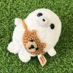 ミニビーンズ あざらし ぬい服 ぬい活 あみぐるみ くまのポシェット カバン ①